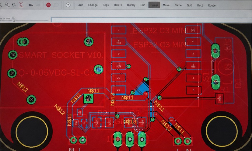 PCB routing layout